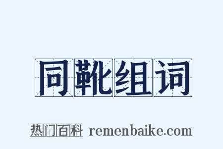 同靴组词是什么意思的图片